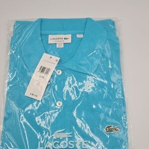 Lacoste Men's Aqua Polo Shirt